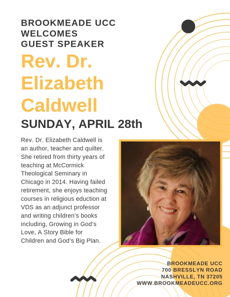 elizabeth caldwell flyer april 28
